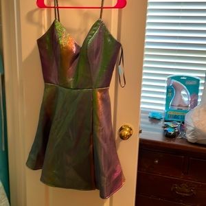 Psychedelic short dress